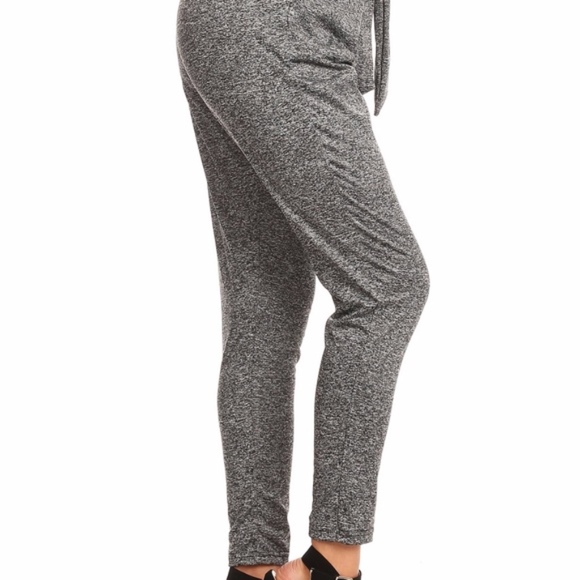 Grey joggers with tie - Picture 3 of 8